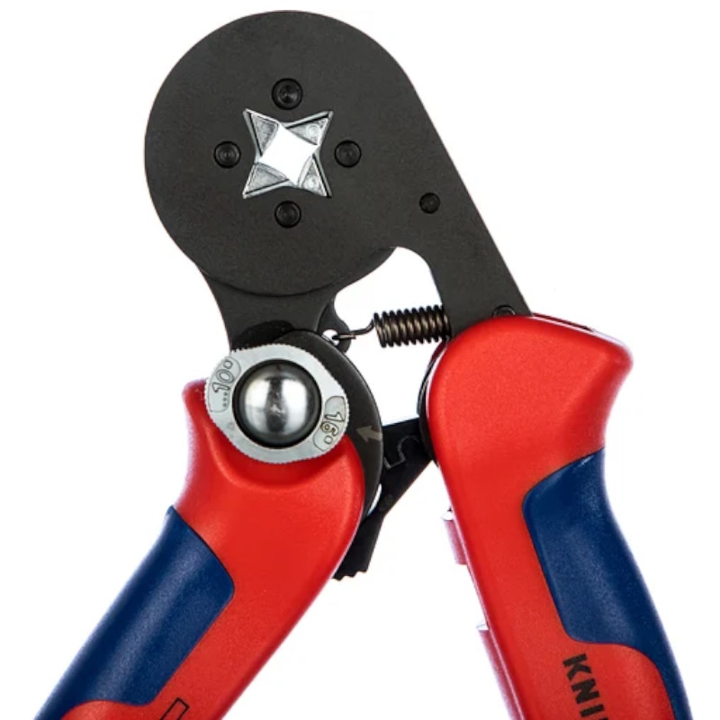 Инструмент для опрессовки контактных гильз Knipex KN-975304, самонастраивающийся - патентованный