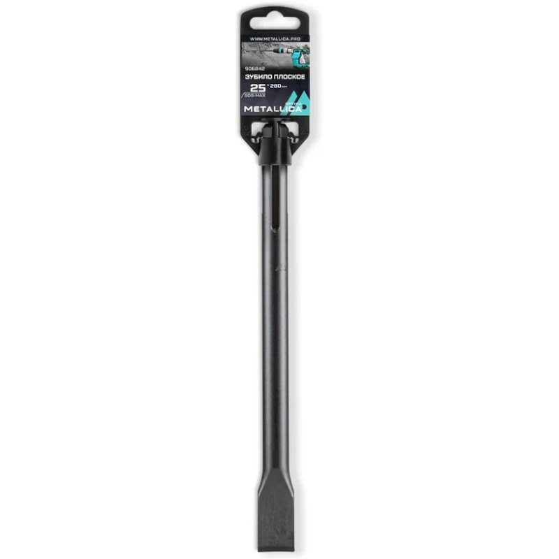 Зубило плоское SDS-max Metallica Optima 906842, 25х280/140 мм, по бетону в Коврове