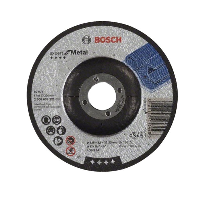 Отрезной круг по металлу Bosch 2.608.600.221 (125x2.5 мм) в Переславле