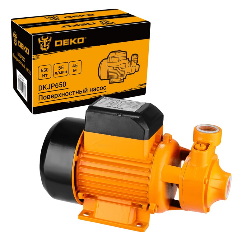 Поверхностный насос Deko DKJP650 076-0527 650Вт, 55 л/мин в Ярославле