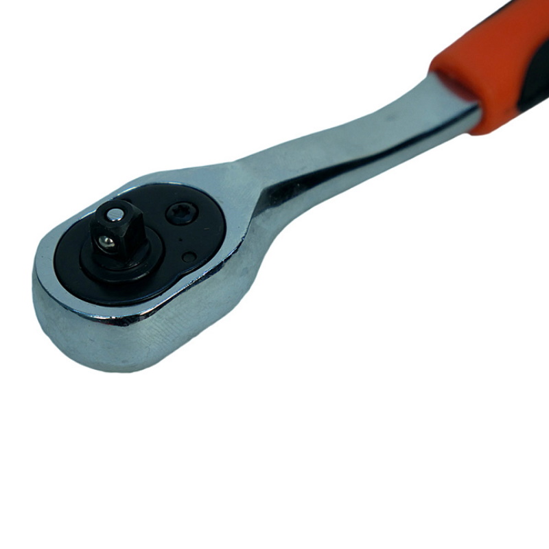 Ключ-трещотка Sturm 1045-17-R1/4, 1/4", 72 зуба, с быстрым сбросом, CrV