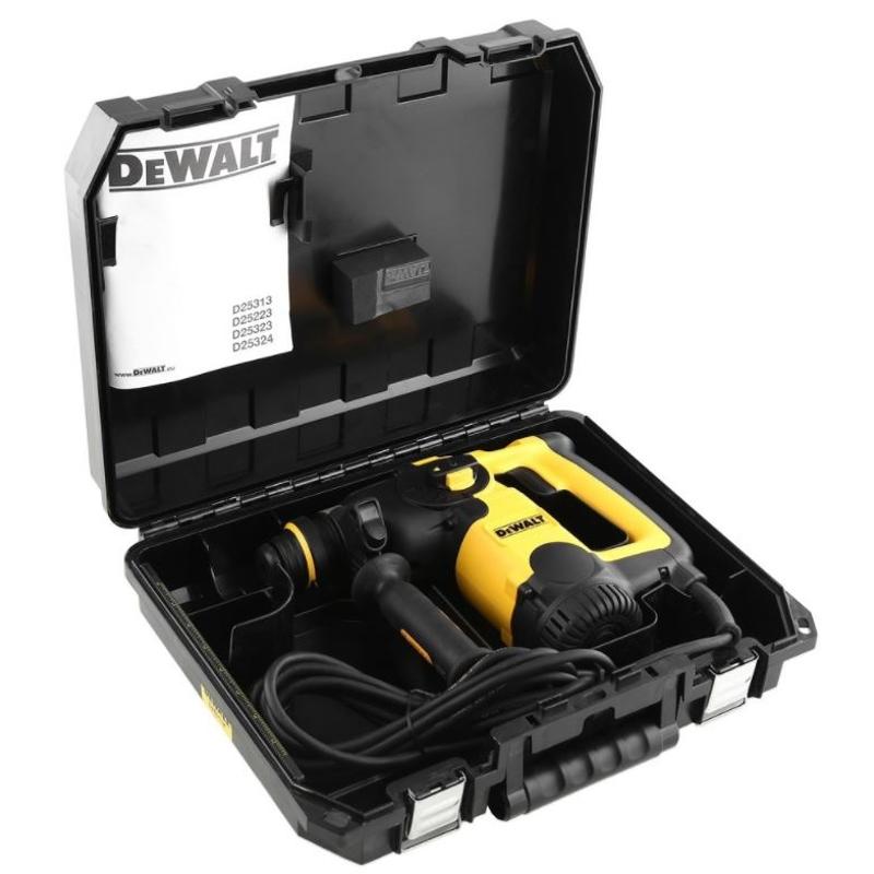 Перфоратор DeWalt D 25313K в кейсе, с защитной муфтой в Костроме