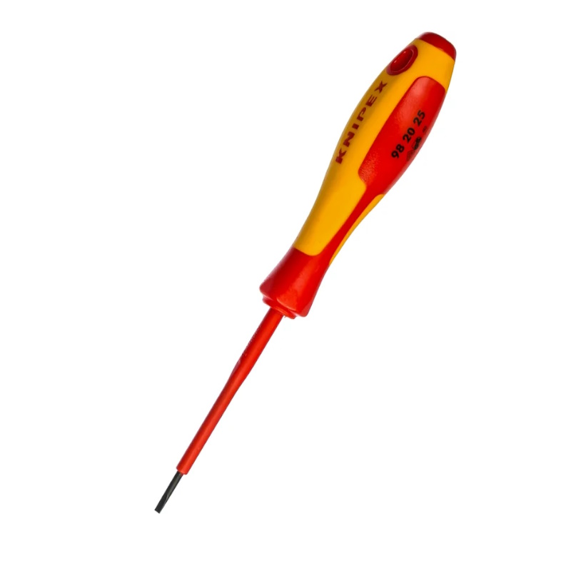 Отвертка шлицевая Knipex KN-982025, изолированная, 1000В, 2,5х0,4х75мм в Переславле