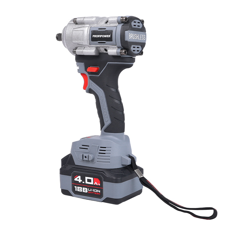 Аккумуляторный гайковерт бесщеточный ProfiPower T-500N E0185, Li-ion, 4 Ач, 500 Нм