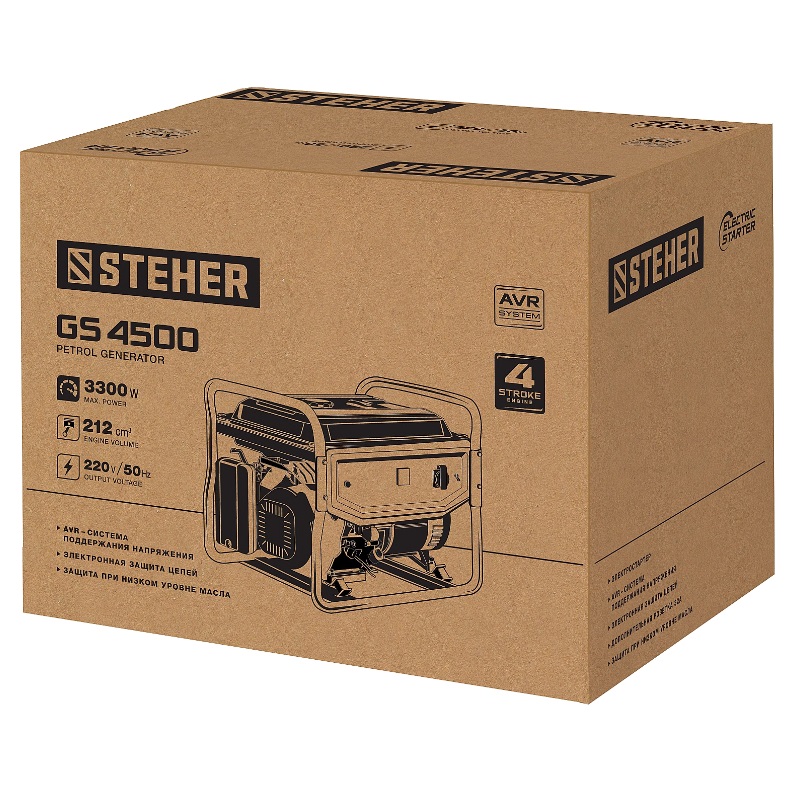 Бензиновый генератор Steher GS-4500 в Ярославле