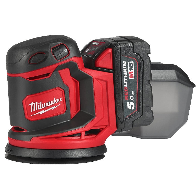 Аккумуляторная эксцентриковая шлифмашина Milwaukee M18 BOS125-502B 4933464229 в Муроме