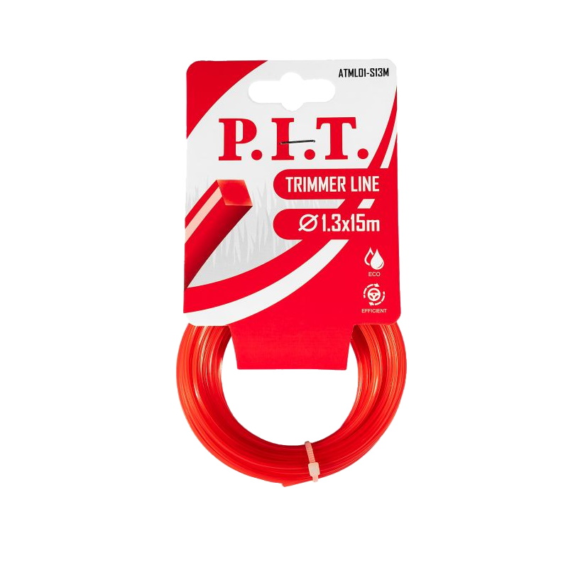 Леска для триммеров PIT ATML01-S13M квадрат 15 м 13 мм 48₽