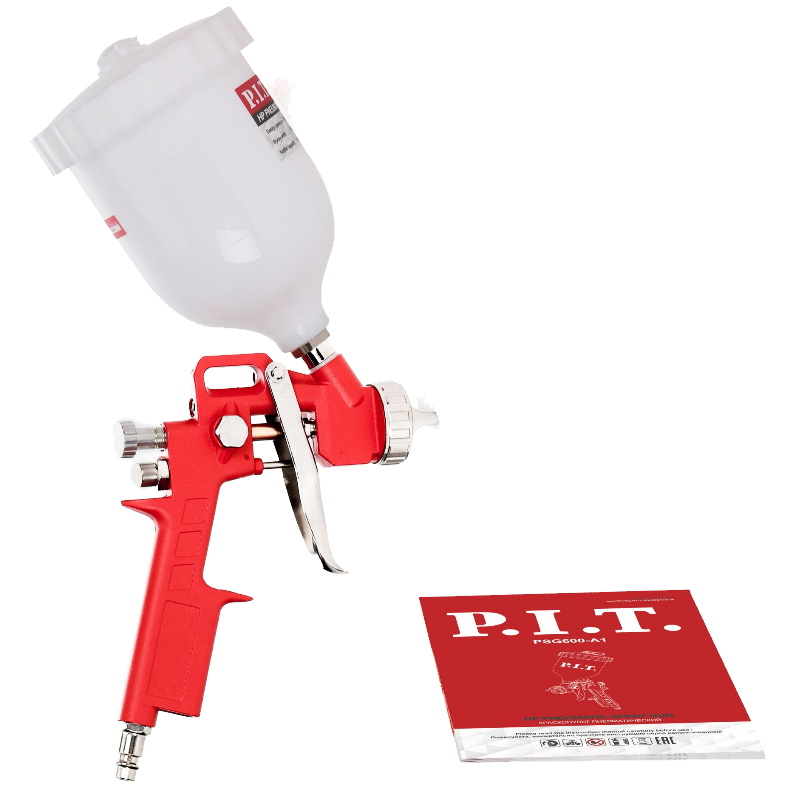 Краскопульт пневматический P.I.T. PSG600-A1 (50 PSI, 1,5 мм, 0,6 л, 190 л/мин) в Муроме