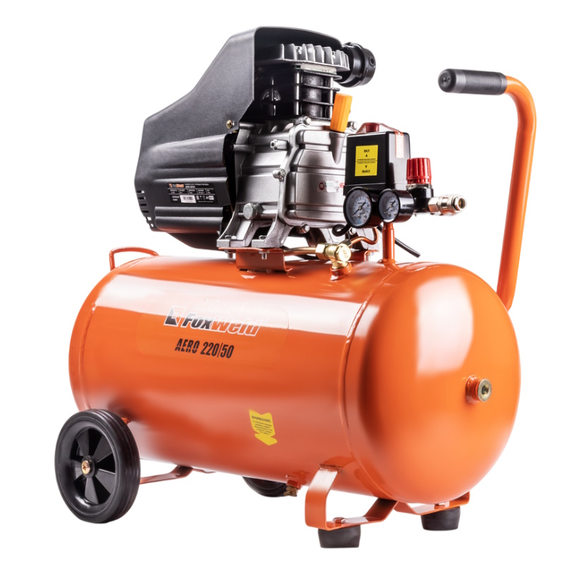 Компрессор масляный коаксиальный FoxWeld AERO 220/50 5071