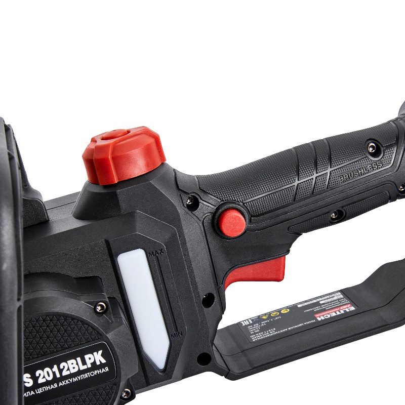Пила цепная аккумуляторная Elitech HD CS 2012BLPK (E1611.026.01) 211701, бесщеточная, 20В, 1х4Ач и ЗУ, Li-ion