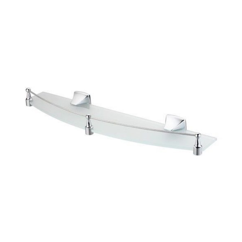 Полка стеклянная WasserKRAFT Wern K-2524, хром, 9060756 в Муроме