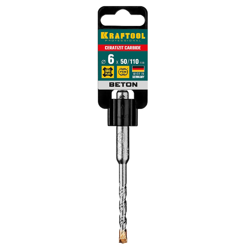Бур Kraftool Cerazit Carbide 29320-110-06, SDS-plus 6 х 110 мм в Ярославле