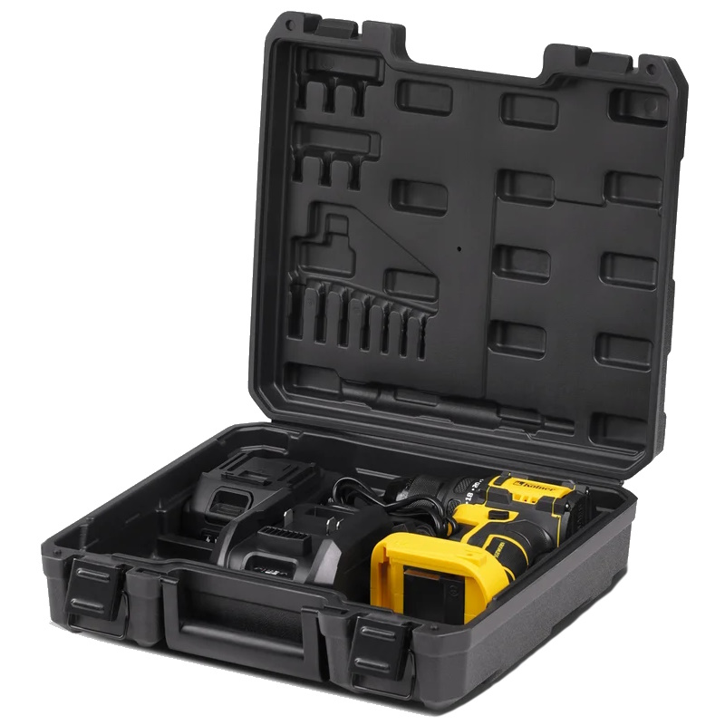 Дрель-шуруповерт аккумуляторная Kolner KDD 18BL-1K 8020100601 (18V UNI-M, BL, 38/18 Нм, 0-350/1350 об/мин, АКБ 1x2.0 Ач, ЗУ, кейс) в Кинешме