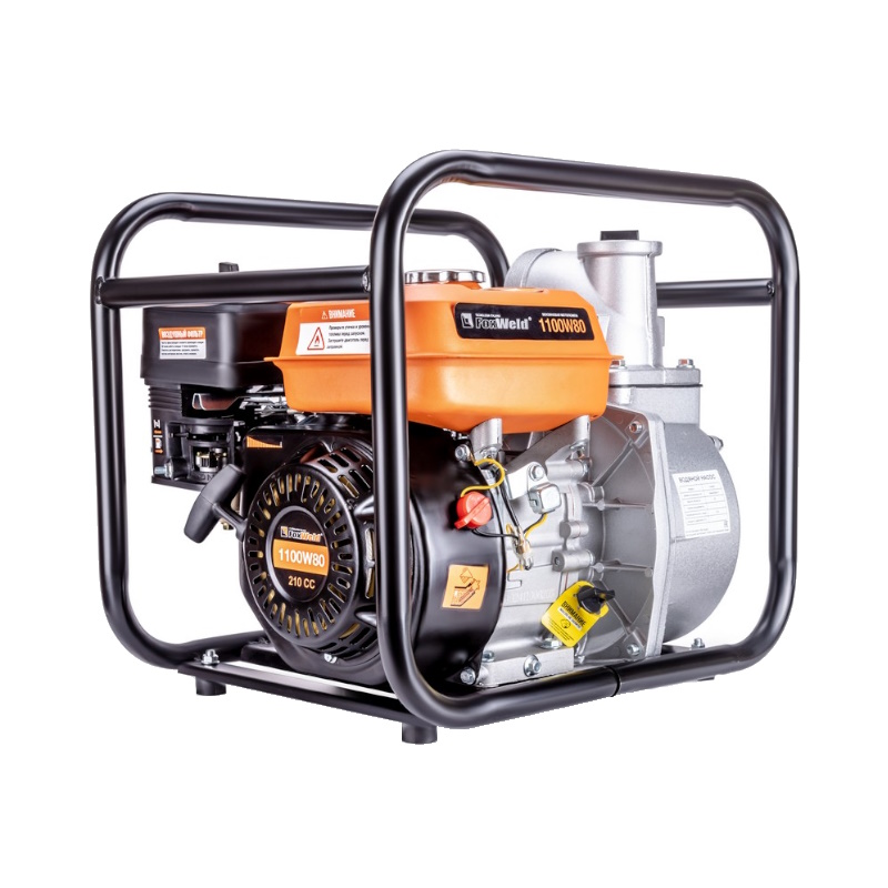 Мотопомпа бензиновая FoxWeld 1100W80 7251 в Ярославле