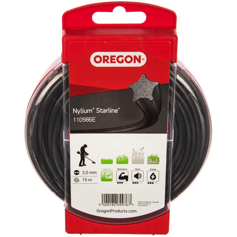Леска для триммера Oregon Nylium Starline 110986E, 3 мм в Туле