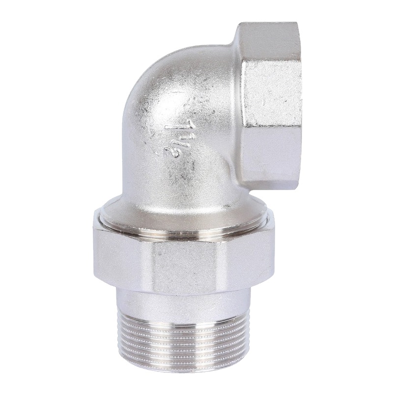 Американка угловая Stout SFT-0057-000112 ВН, 1"1/2, уплотнение под гайкой o-ring кольцо, никелированное в Переславле