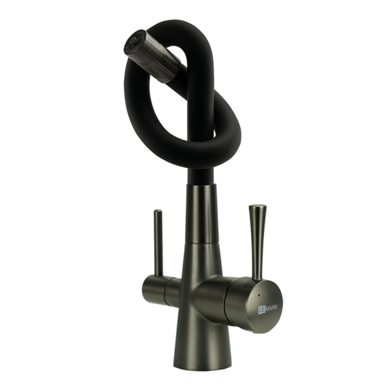 Смеситель для кухни Lemark Comfort LM3075GM, графит в Угличе