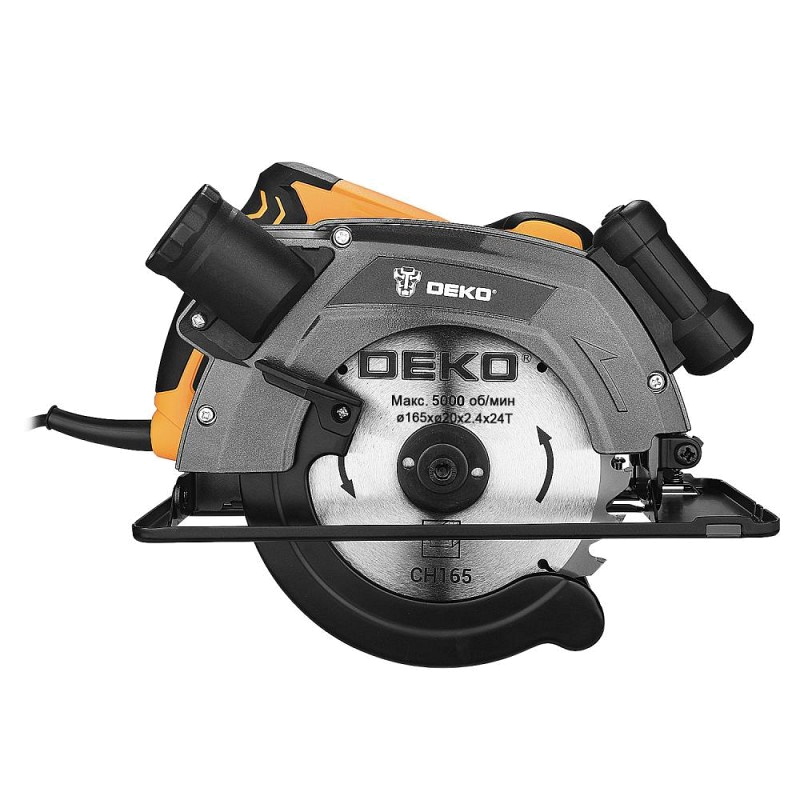 Дисковая (циркулярная) пила Deko CS1250-D 083-1100, 1250 Вт, 165 мм, диск в Череповце