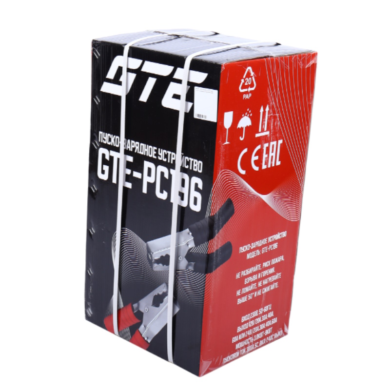 Пуско-зарядное устройство GTE GTE-PC196, 12В/20А,30А,40А,60А, 24В/20А,30А,40А,60А, пиковый ток 300A в Угличе