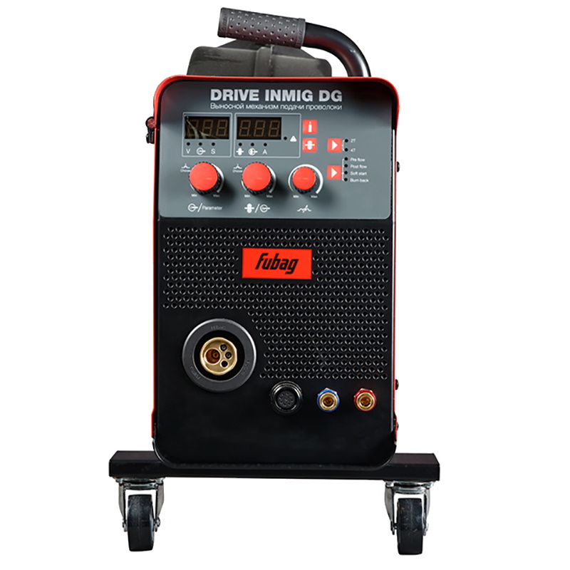 Cварочный полуавтомат инвертор Fubag INMIG 400T DG 31440 + Подающий механизм Fubag DRIVE INMIG DG 41125 + Шланг-пакет 5 метров 35 мм2 6 pol с воздушным охлаждением 31442 + Горелка Fubag FB 400 3 м в Туле