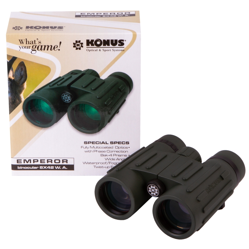 Бинокль Konus Emperor WA Green 77053, 8x42 в Вологде