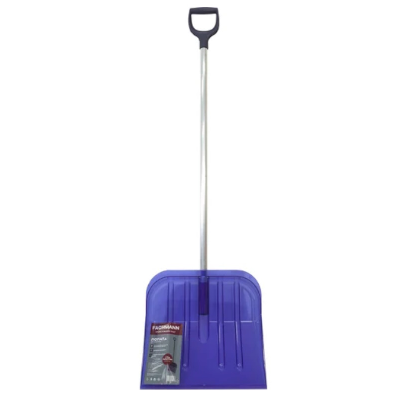 Лопата Fachmann 05.013, поликарбонат, с алюминиевым черенком, D образной ручкой, синий