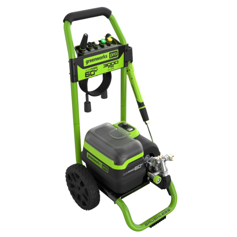 Мойка высокого давления Greenworks GDPW60DP 5106207, 250 бар, аккумуляторная, 60 В в Твери