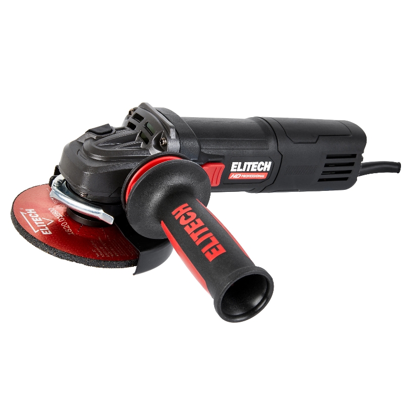 Угловая шлифмашина (болгарка) Elitech AG 1412E 205375 E2213.050.01, 125 мм, 1400 Вт, плавный пуск, регулировка оборотов, в кейсе в Ярославле