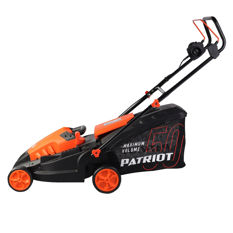Газонокосилка электрическая Patriot PT 1639E 512309639, 38см, 1600Вт, трав комби 50л, 20-65мм 5 уровней в Ярославле