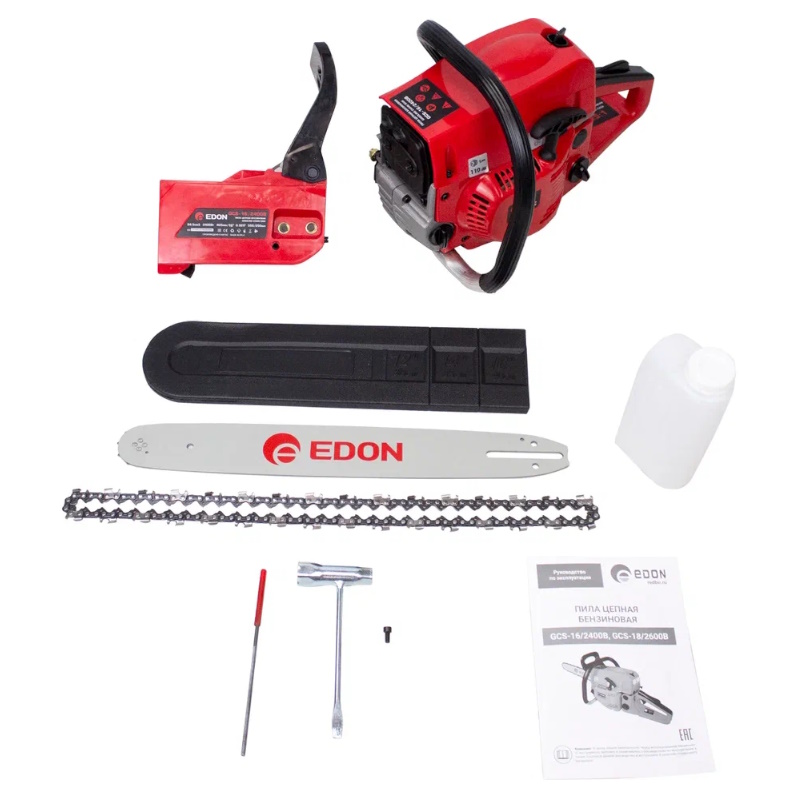 Бензопила Edon GCS-16/2400B 22119, 3,3 лс , 54,5 см3, 16"  в Коврове