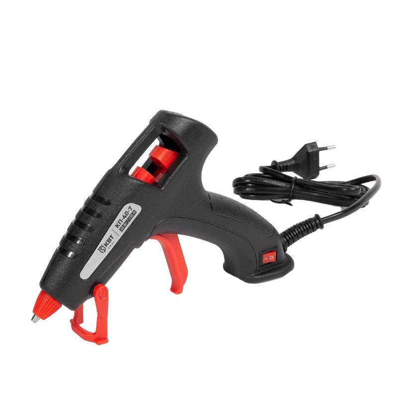 Пистолет клеевой КВТ КП-40-7 87965 40 Вт с диаметром стержня 7 мм серия ПРОФИ 551₽