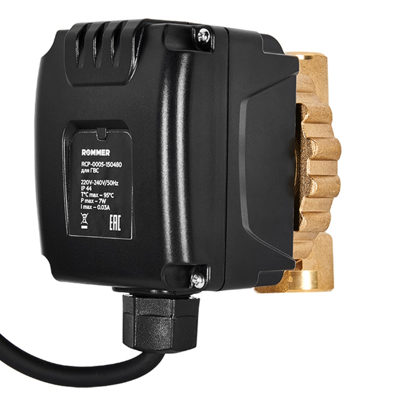 Циркуляционный насос Rommer COMFORT RCP-0005-150480, для ГВС, корпус латунь в Иваново