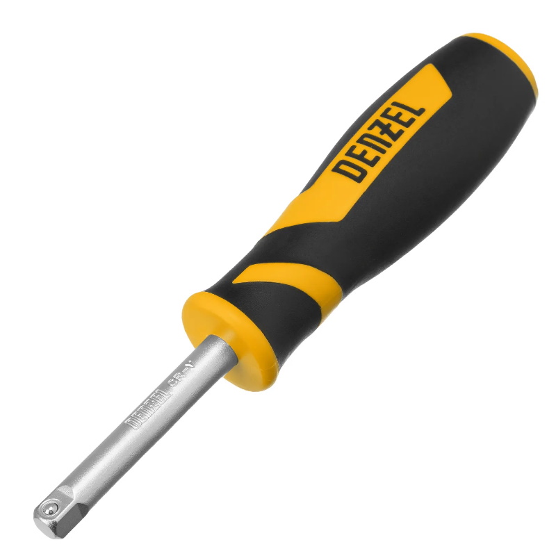 Набор инструментов Denzel 15802, 1/2", 1/4", CrV, S2, пластиковый кейс, 84 предмета в Кинешме