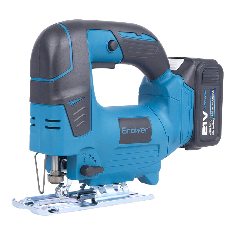 Бесщеточный аккумуляторный лобзик Grower DYS04, 21v (под Makita LXT), 4Ah, аккумулятор 2 шт. в Твери
