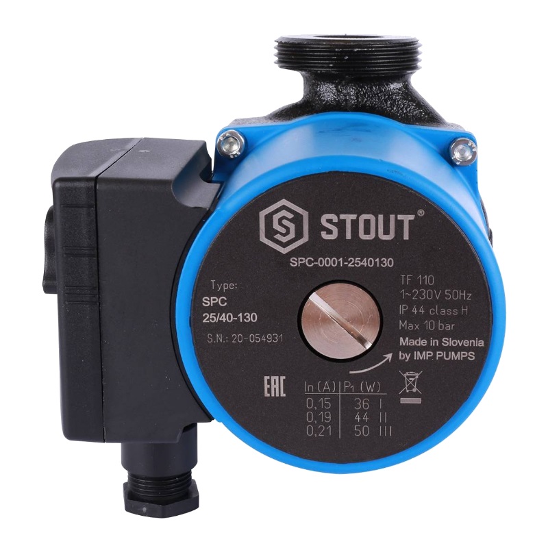 Насос циркуляционный Stout 25/40-130 SPC-0001-2540130 в Иваново