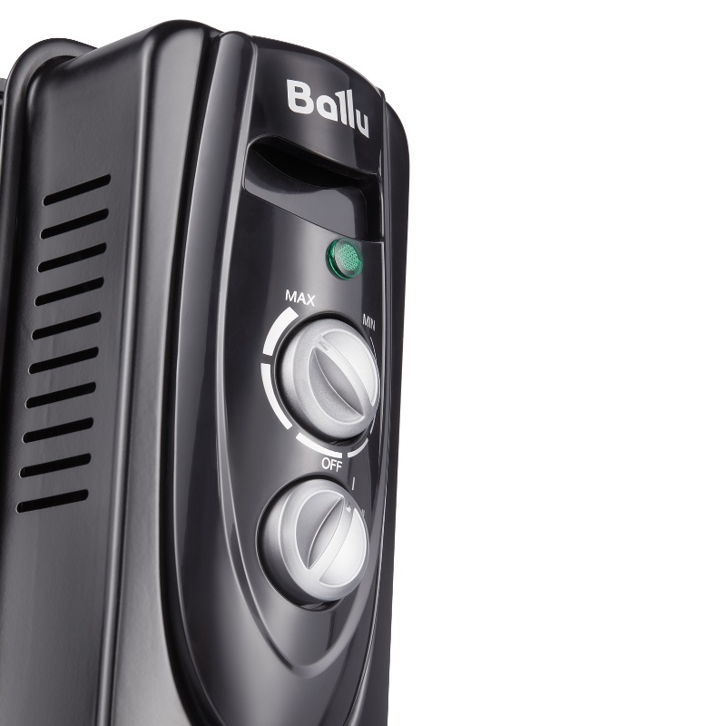 Масляный радиатор Ballu BOH/CL-09BRN black (2000 Вт, 9 секций, 3 режима обогрева) в Туле