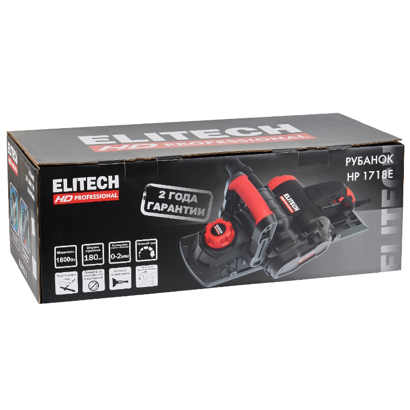 Рубанок электрический Elitech HD HP 1718E (E2209.007.00) 205355, 1800 Вт в Череповце