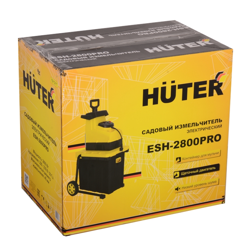 Садовый измельчитель Huter ESH-2800PRO 70/13/17 4606059030836 в Кинешме