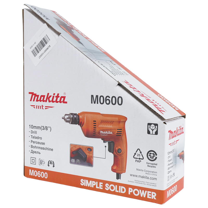 Дрель безударная Makita M0600