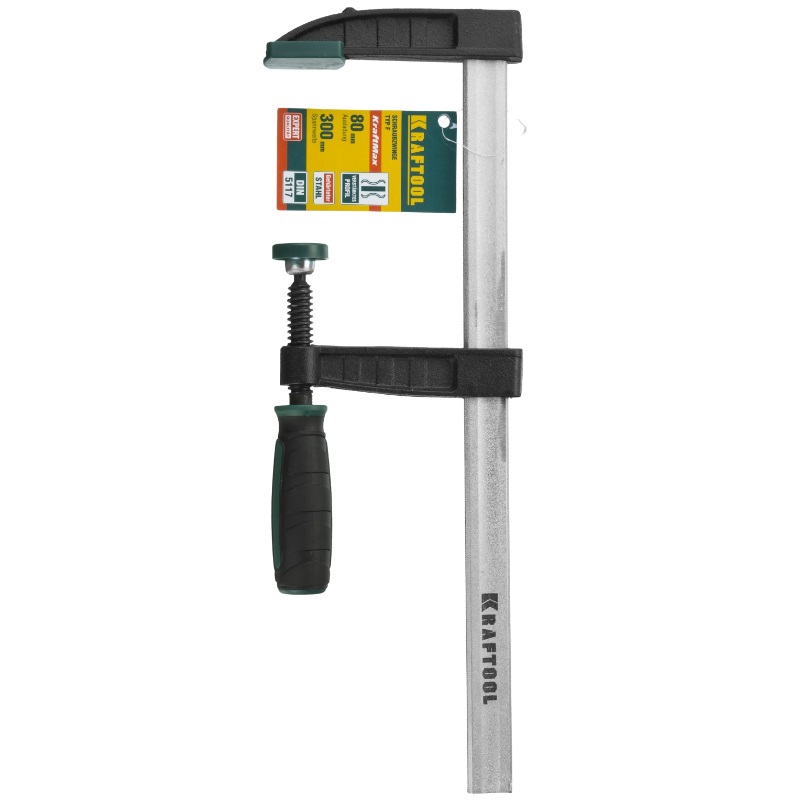 Струбцина Kraftool Expert 32011-080-300 (тип F, Din 5117, 80х300 мм)  в Кинешме
