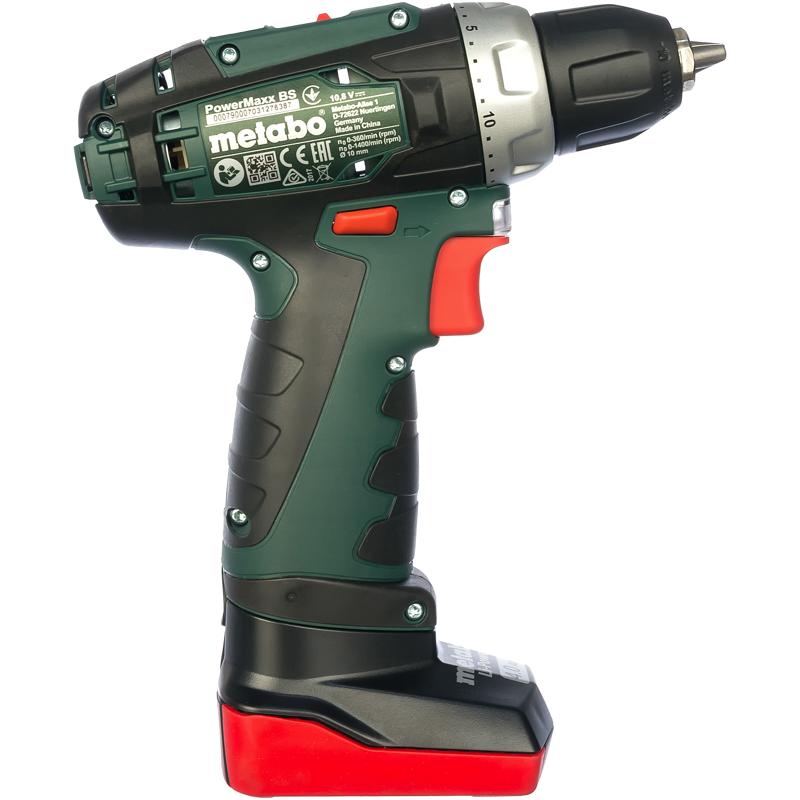Аккумуляторная дрель-шуруповерт Metabo PowerMaxx BS Basic 600080510 в Муроме
