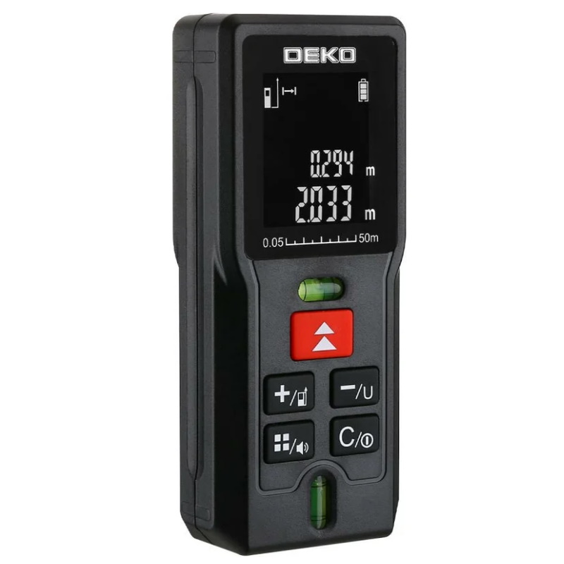 Лазерный дальномер Deko GLS-50 065-0242, вес 72 г, точность 2 мм в Коврове