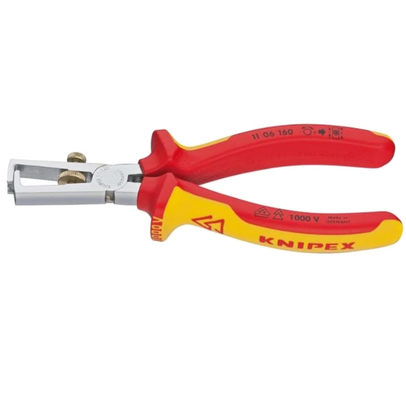 Инструмент для удаления изоляции Knipex KN-1106160, хромированный, 160 мм в Иваново