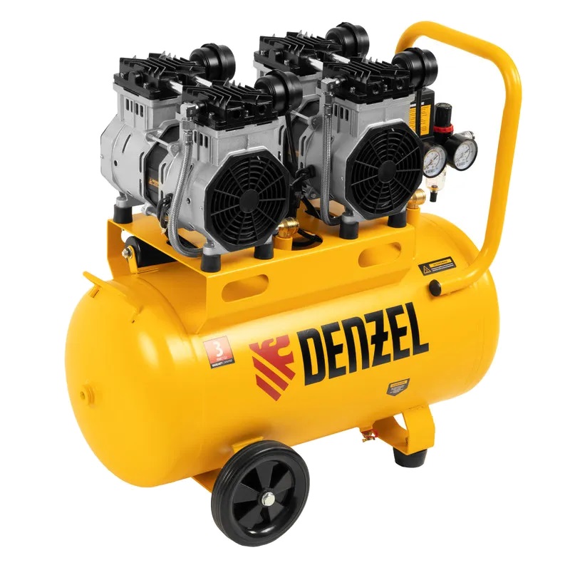 Компрессор безмасляный Denzel DLS 220050 58031