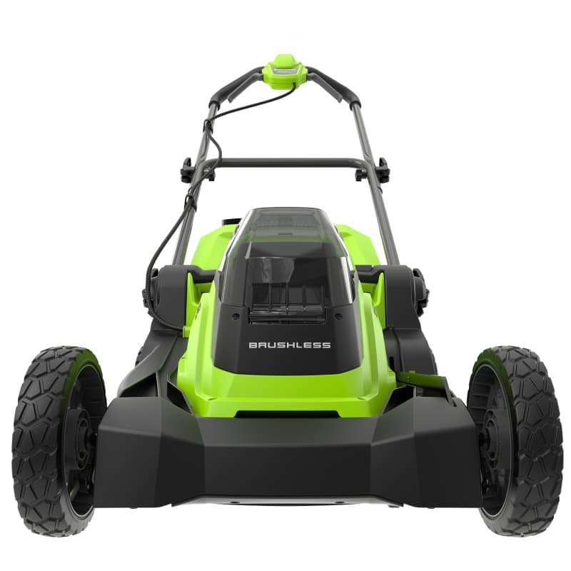 Газонокосилка аккумуляторная Greenworks GD24X2LM411 2520907UD, 24Вx2, 41 см, бесщеточная c 2хАКБ, 4Ач в Туле