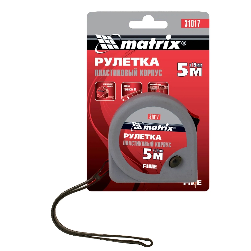 Рулетка Matrix 31017, 5 м х 19 мм во Владимире