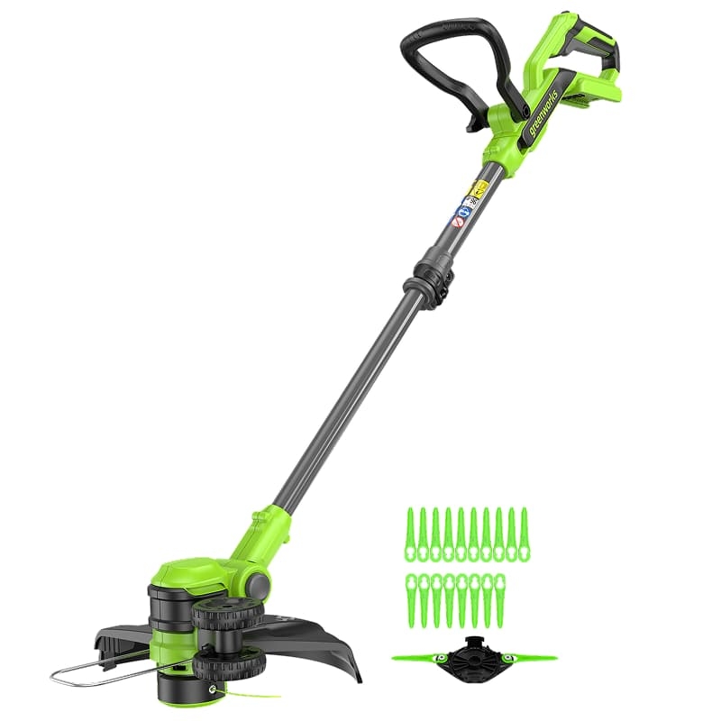 Триммер аккумуляторный Greenworks G40LT331 2113507UA, 40V, 33 см, с 1хАКБ 2Ач и ЗУ