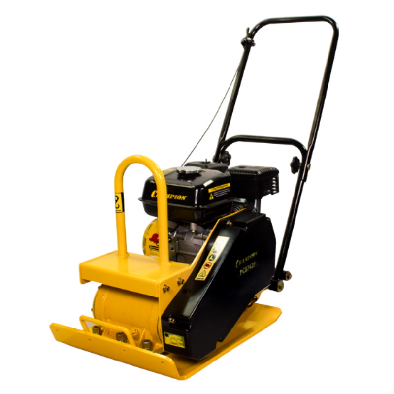 Виброплита бензиновая Champion PC8742F 84 кг 135 кН 5642 см 30 см 48 кВт 55597₽