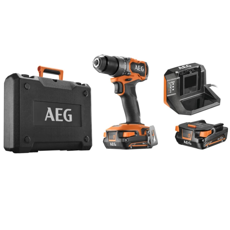 Дрель-шуруповерт AEG BS18SBL2-202C 4935480056, 18В  в Переславле