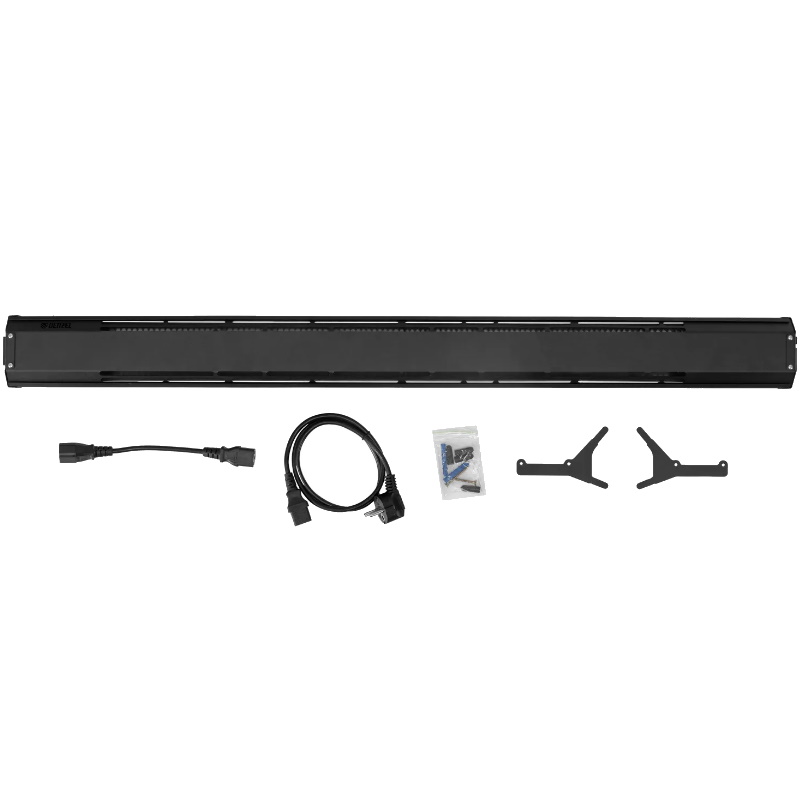 Конвектор электрический Denzel ATRIC-300 98135, плинтусный, 230 В, черный, 300 Вт, ТЭН